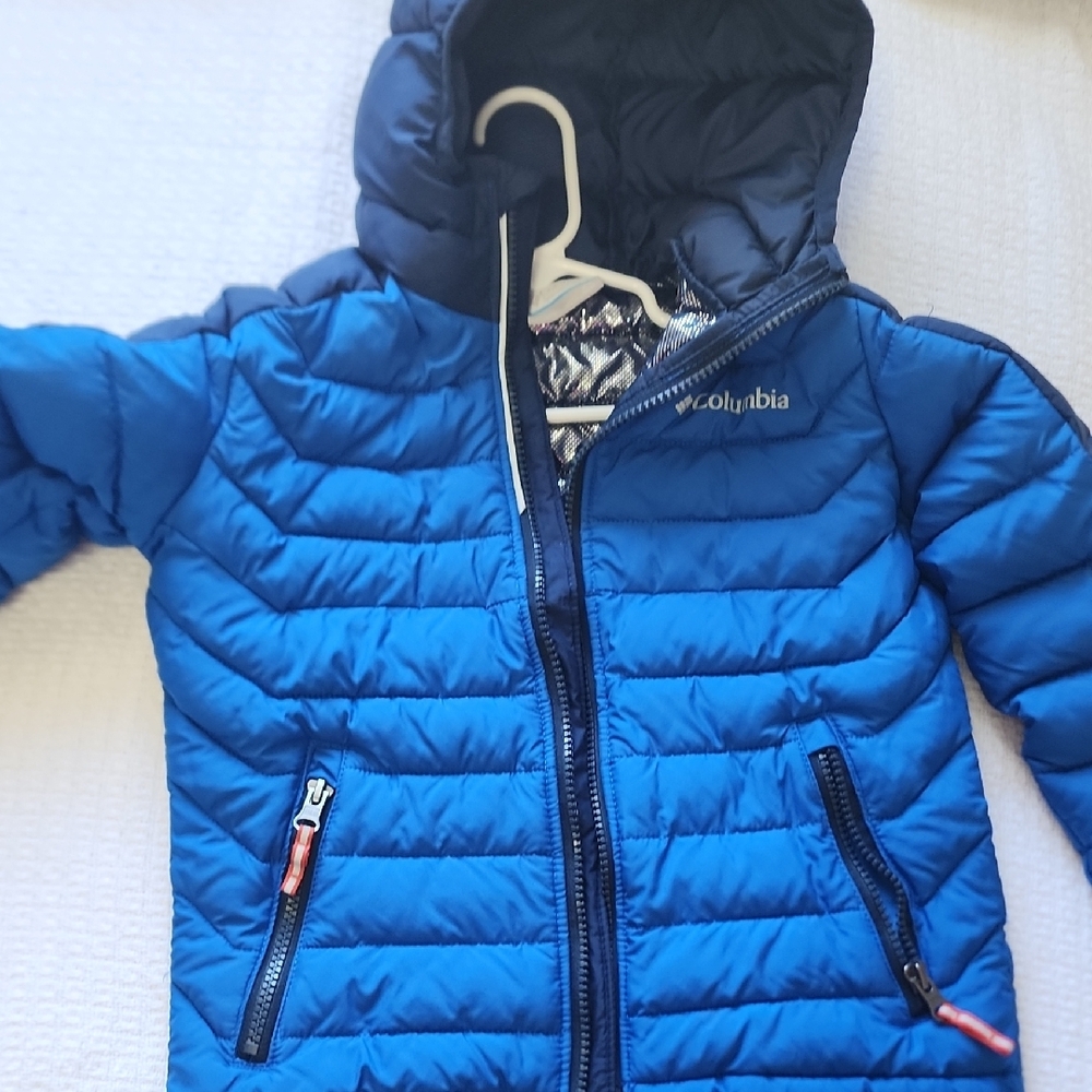 Columbia Blue Puffer Jacket